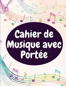 Cahier musique avec - de,