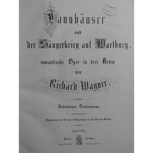 Wagner richard tannhäuser - wagner,