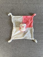 Doudou plat pingouin oiseau