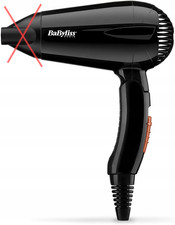 Sèche-cheveux Babyliss 5344E Travel Dry 2000W Noir
