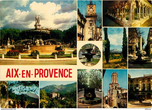 Carte postale aix en - postale,