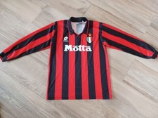 Maillot Lotto Milan AC, manche longue domicile 