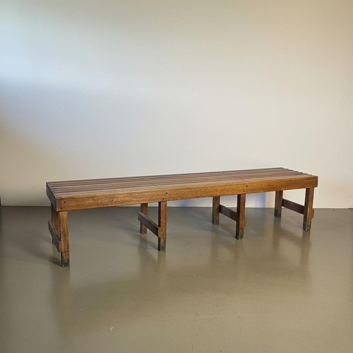 Banquette vintage teck bois - en,