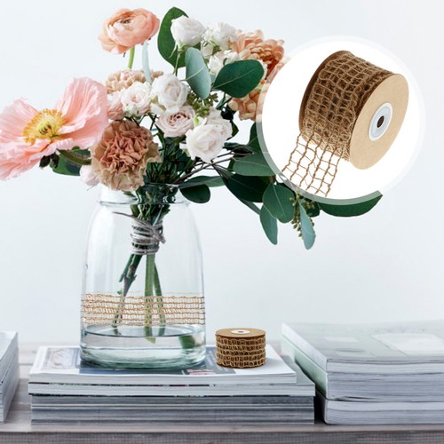 Ruban decoratif corde lin - en,