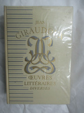 Giraudoux "Oeuvres Littéraires Diverses" TL & Numéroté illustré Grasset 1958