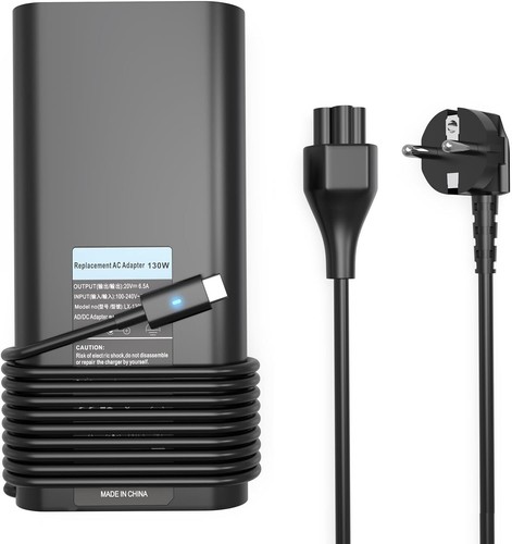 130w chargeur dell usb - dell, pour