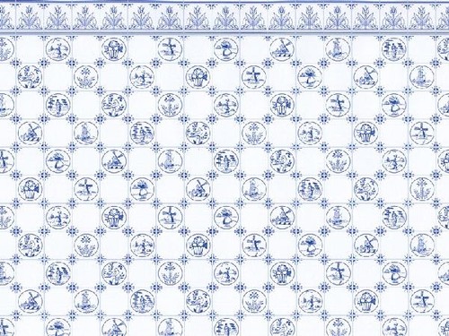Papier peint maison poupée - papier,