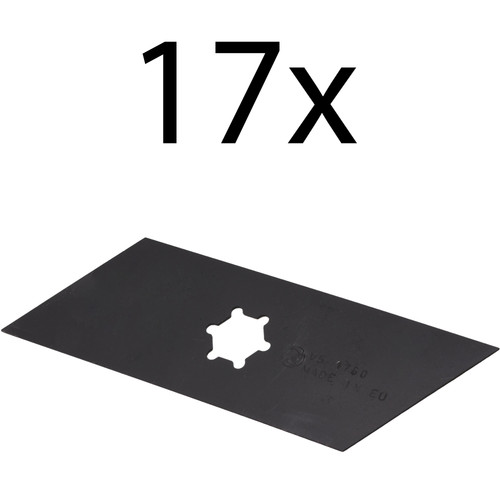 17pcs 6cm couteau - 16,6cm,