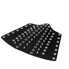 Punk Large Noir Cuir Rivet