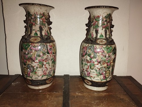 Paire vase nankin - paire, de