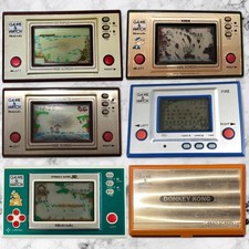 NINTENDO GAME AND & WATCH Parachute Octopus Donkey Kong/JR Fire Popeye 6set