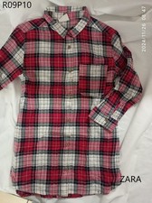 chemise carreaux rouge de Zara