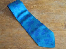 ARNYS Paris 100% silk tie blue