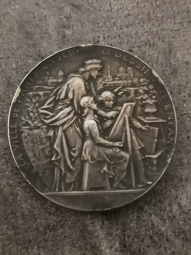 Medaille argent 36mm - medaille, 22.6g