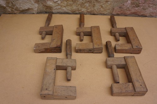 Lot anciens serre joints - anciens, serre-joints