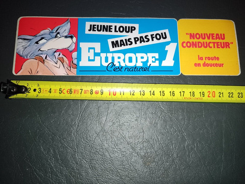 Autocollant europe radio - europe, 1