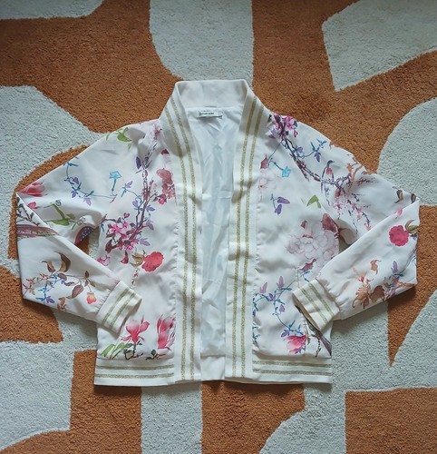 Bomber fleuri stradivarius - stradivarius, •
