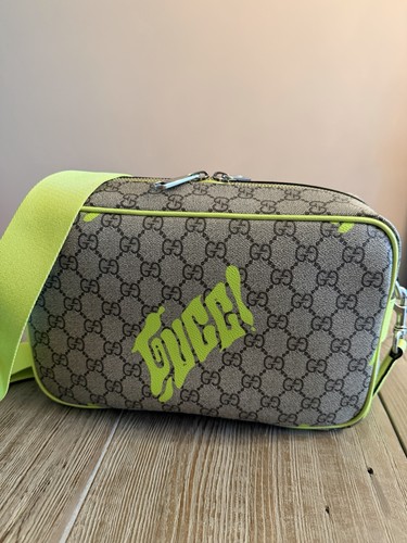 Gucci logo zip crossbody - logo,