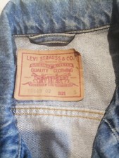 Veste camionneur vintage originale Levi's denim