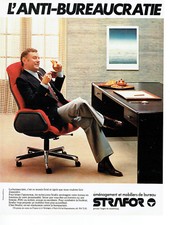Publicité advertising 118  1979   amenagement mobilier bureau Strafor