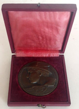 Médaille En Bronze 61 Grs - 50 mm Medal Vin Cidres Spiritueux Liqueurs GRUN 1949