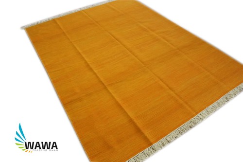 Kilim tissé main fin - main, or