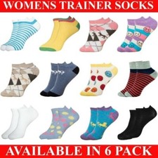 6 12 Paires Femmes Baskets Chaussettes Cheville Coton Chaussures Doublure SPORTS