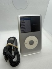 Apple Ipod Classic 7E Génération Argent Gris 160 Go D'Occasion A1238 Mp3 #129