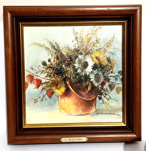 Tableau floral peinture - floral,