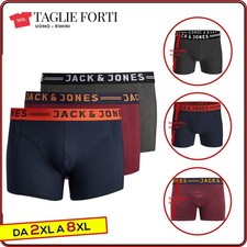 Three elastic cotton underwear boxer plus size for men. Big and tall. Big size