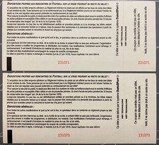 Billets Match PSG GALATASARAY 31/10/1996