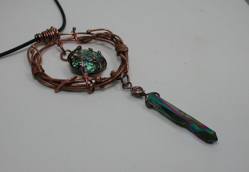 Handmade dichroic fused glass - dichroic,