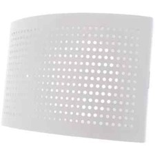 Bouche de ventilation Ø 125 mm avec capuchon perforé pour montage mural BLANC - 