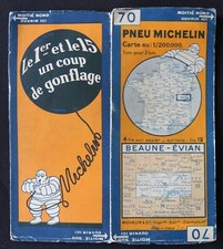 Carte MICHELIN 70 BEAUNE EVIAN