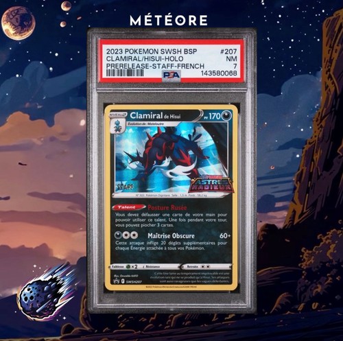Carte pokémon clamiral - carte,