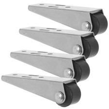  4 Pcs Accessoires Porte Coulissante Guide Placard Pièces Portes Garage