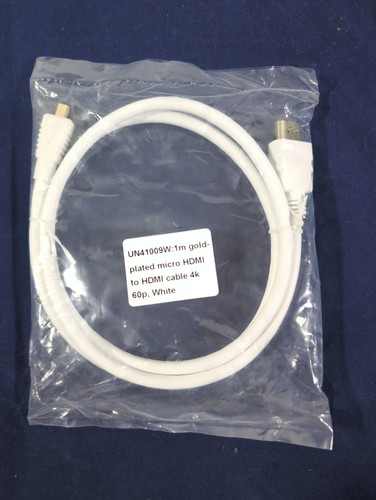 Cable gold plated - cable, 1m
