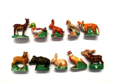 10 Fèves série LES ROIS DE LA CHASSE 2008 ANIMAUX DES FORETS * 205