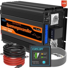 EDECOA Convertisseur 24v 220v