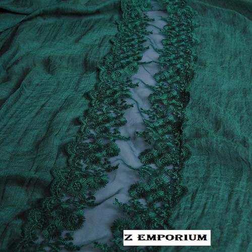 New viscose solid lace - solid, scarf