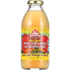 Bev Cidre De Pomme Vngr&Hny 16 Oz (Caisse De 12) Par Bragg