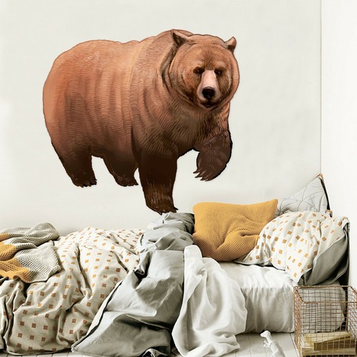 Ours brun c52 animal papier - 3d,