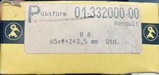JEUX DE SEGMENTS MOTEUR RENAULT R8 65 mm  KOLBENRINGE STOCK NEUF d' EPOQUE