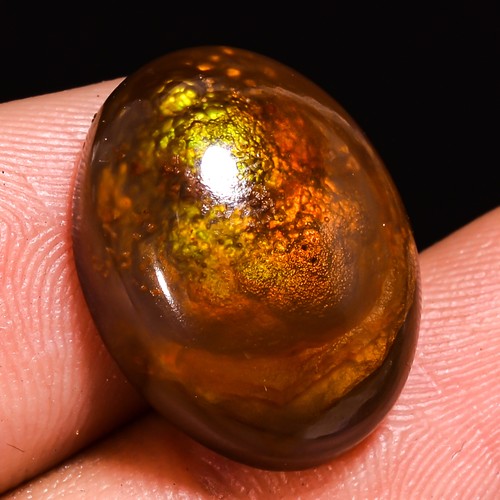 Feu cabochon agate - cabochon, ct