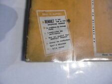 Renault Dauphine Gordini ,RTA, revue technique automobile,1960,rare,TBE,couvert