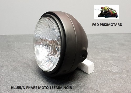 Phare moto universel rond - phare,