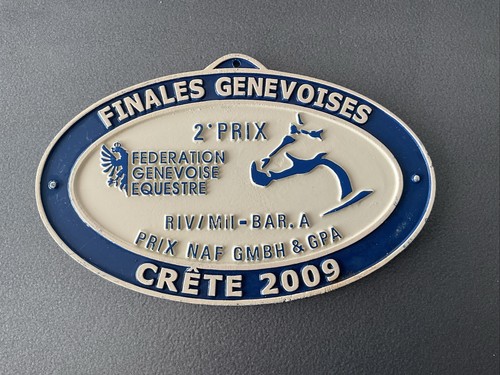 Plaque concours hippique - de,