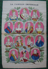 Image d'épinal Pellerin Napoléon Bonaparte Marie-Louise Joséphine Duc Reichstadt