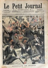 PETIT JOURNAL 1904 N° 708 AUTODAFE DE PIANOS AMERICAINS  - RUSSES  PORT ARTHUR