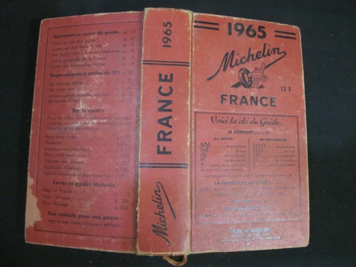 Guide rouge michelin - rouge,